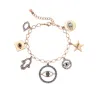 Crystal Goldtone Evil Eye Charm Bracelet - Don't AsK sold by Reitmans