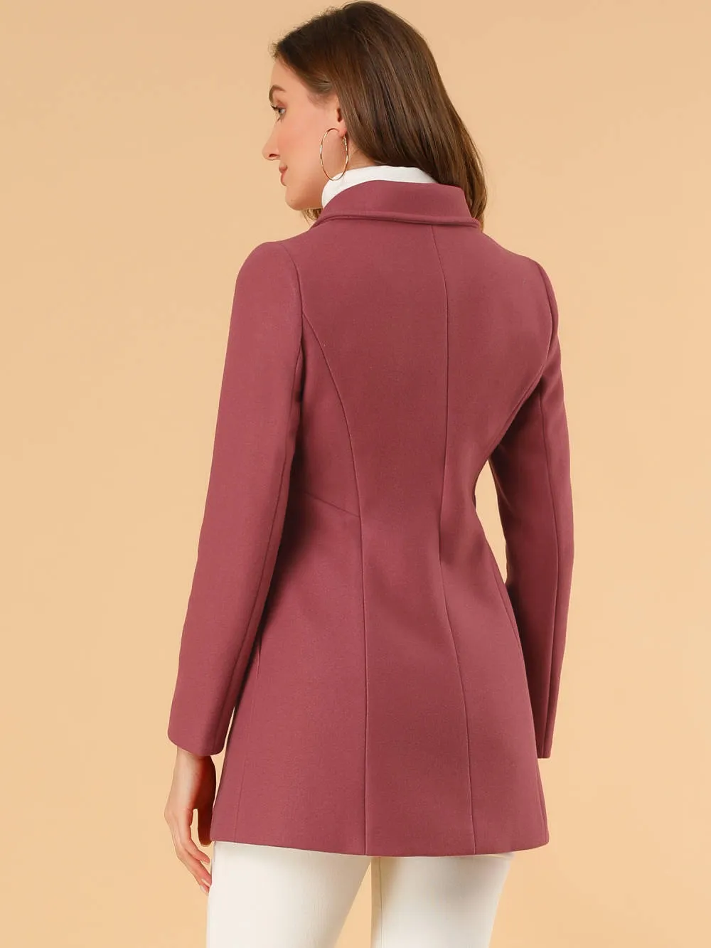 Allegra K- Peter Pan Collar Double Breasted Coat sold by Reitmans product image thumbnail 5