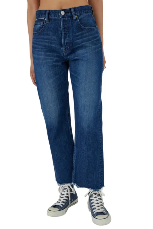 Moussy - Corcoran Wide Straight Cropped Jeans sold by Reitmans