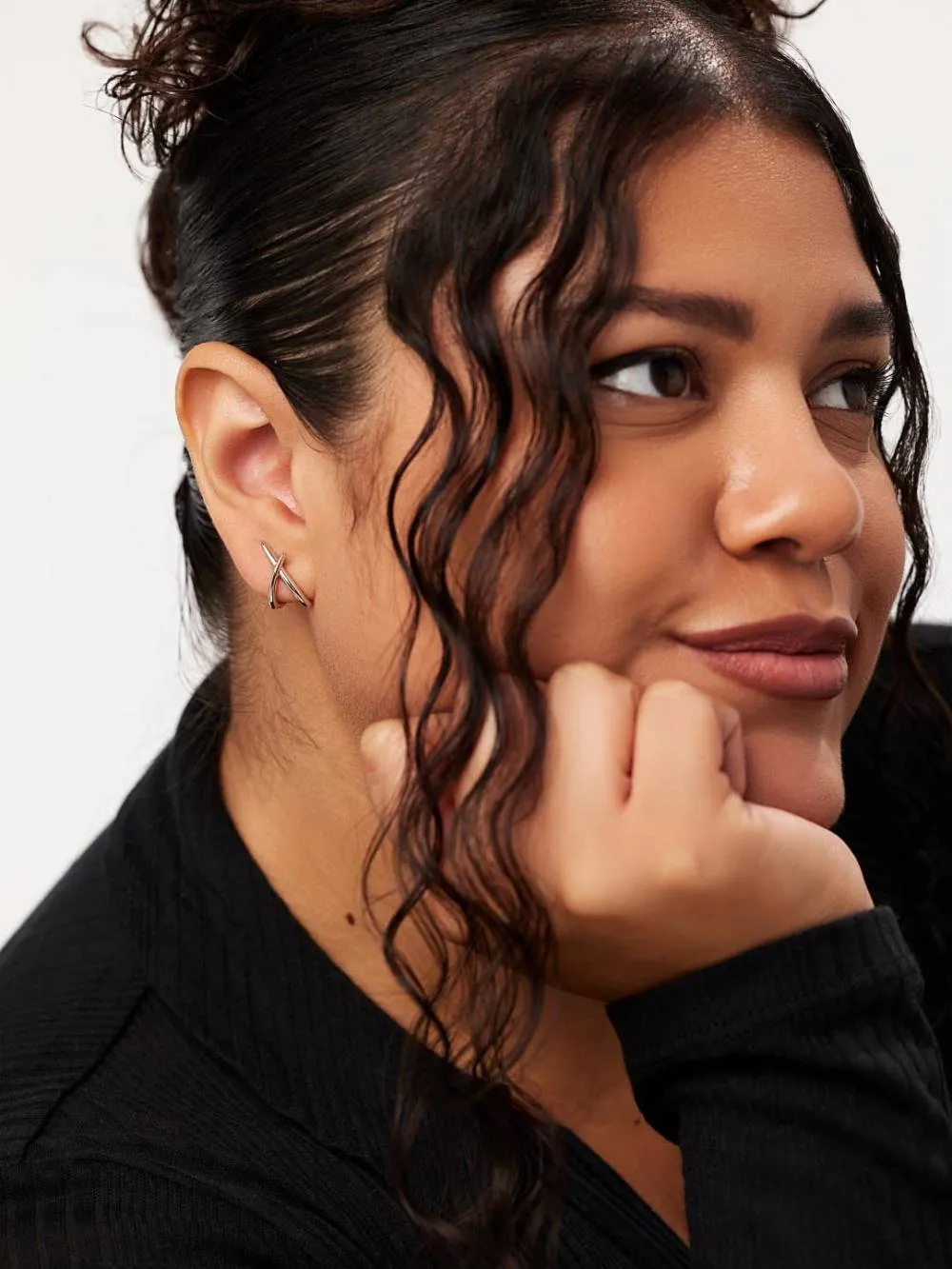 Ana Luisa - Silver Stud Earrings - Sloane Silver sold by Reitmans product image thumbnail 4