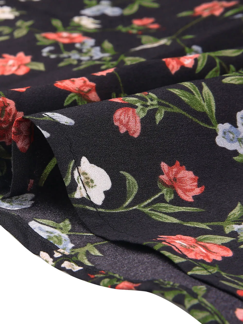 Allegra K- Flutter Sleeve Ruffle Flowy Chiffon Dress sold by Reitmans product image thumbnail 5