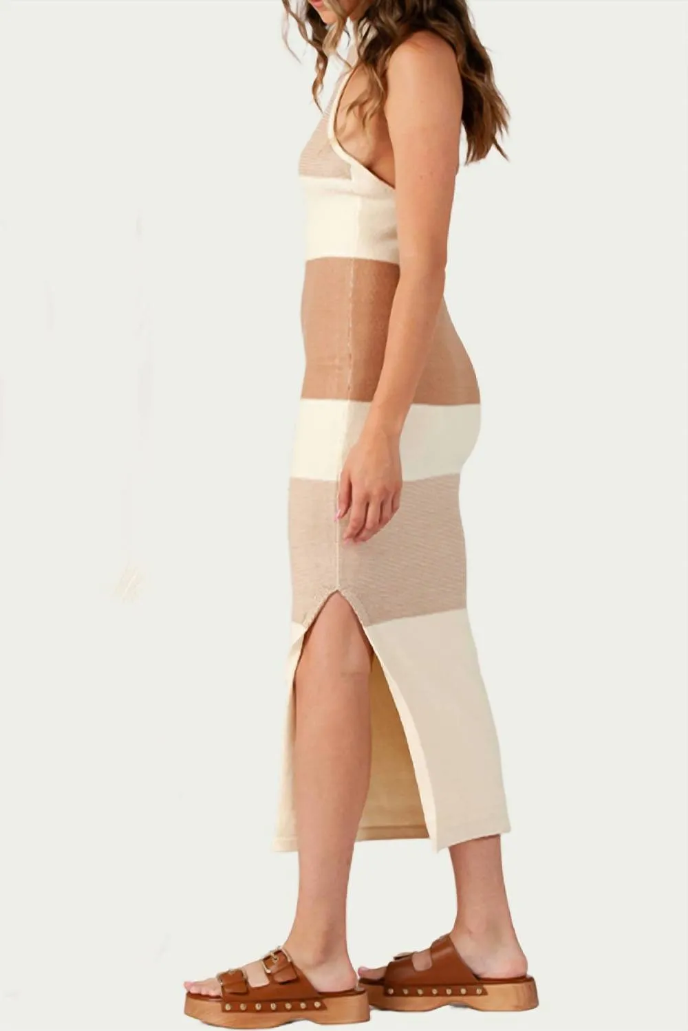 LUCCA - Brizo Knitted Halterneck Midi Dress sold by Reitmans product image thumbnail 3
