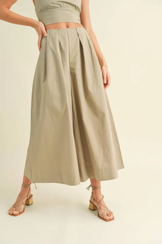 Evercado - Cotton Flare Skirt Pants sold by Reitmans