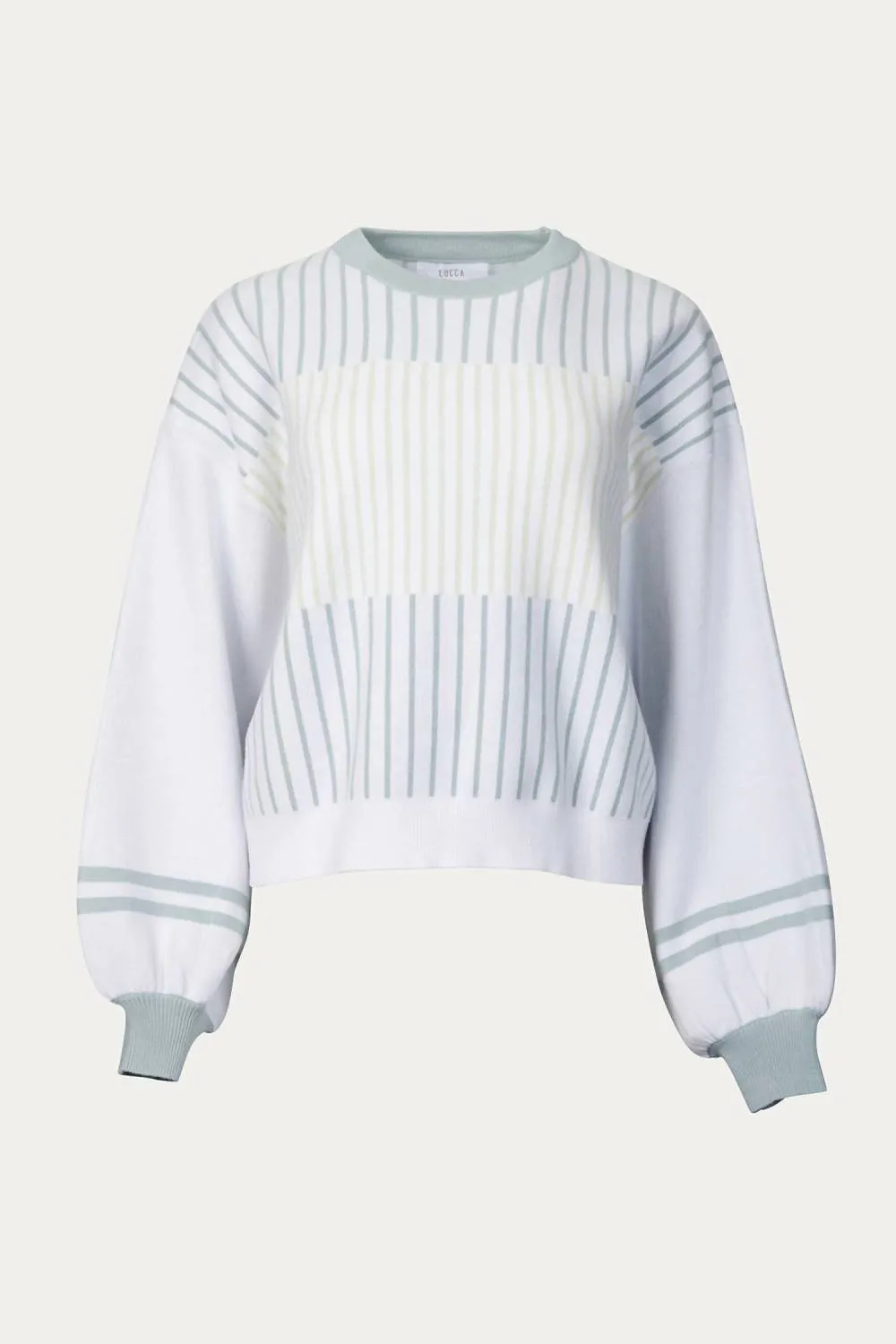 LUCCA - Hygea Slouchy Striped Sweater sold by Reitmans