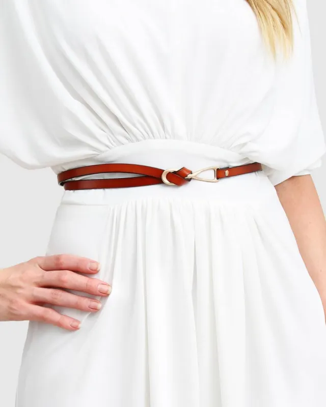 Belle & Bloom London Mood Leather Tie Belt sold by Reitmans