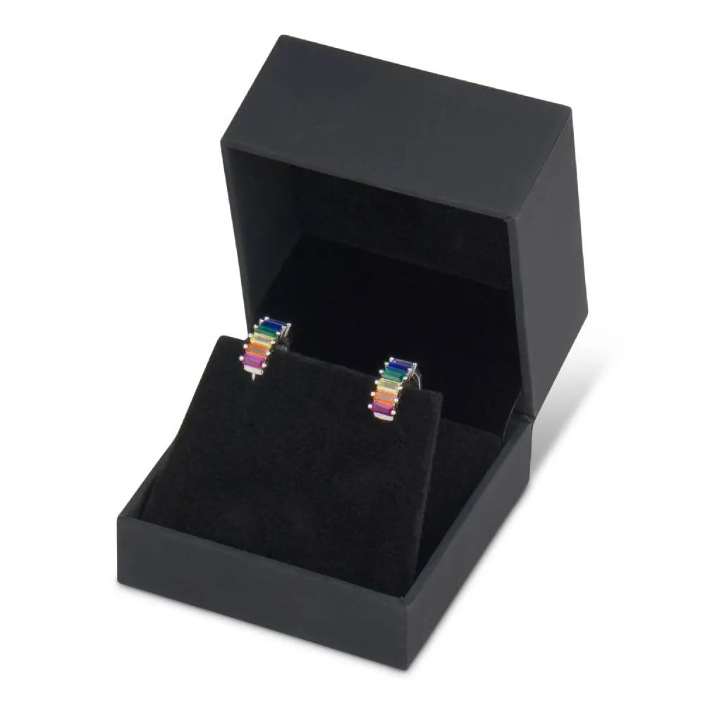 3A CUBIC ZIRCONIA MULTICOLOR HOOP EARRINGS sold by Reitmans product image thumbnail 4
