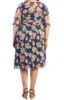 Kiyonna Katarina Illusion Mesh Cocktail Dress (Plus Size) sold by Reitmans