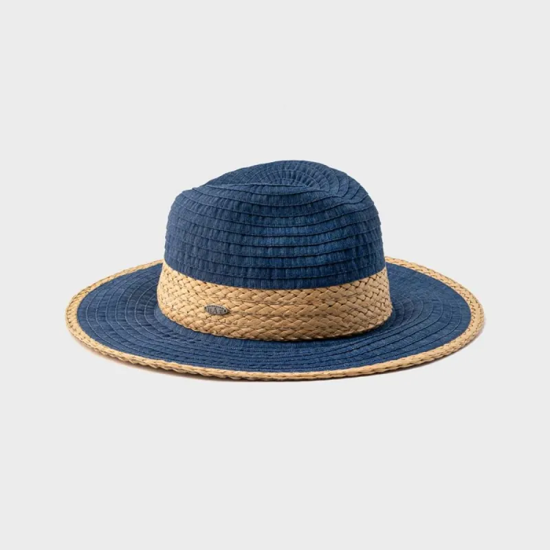 Canadian Hat 1918 - Florent - Crushable Fedora W Straw Detail sold by Reitmans