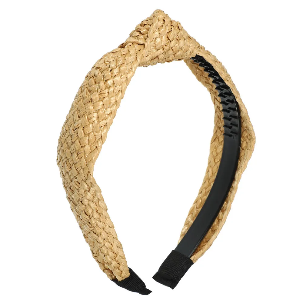Unique Bargains - Holiday Straw Knotted Headband sold by Reitmans