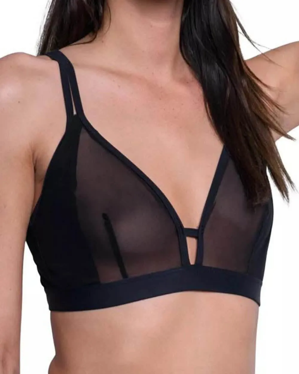 Nude Shade Mesh Racerback Bra - Naked Rebellion sold by Reitmans