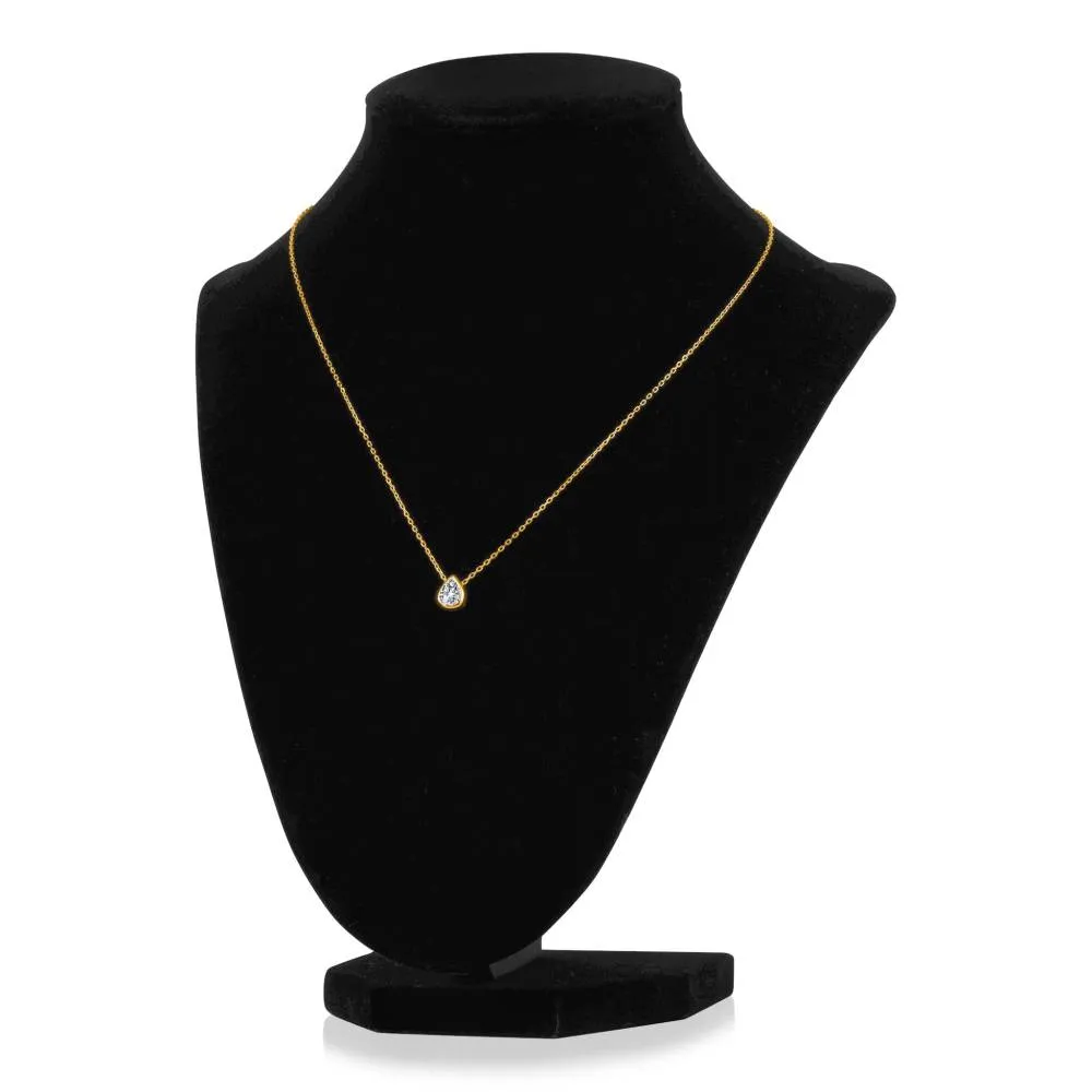Club Rochelier 5A Cubic Zirconia Teardrop Minimalist Necklace sold by Reitmans product image thumbnail 3
