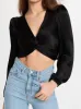 ASTR - V Neck Cropped Nix Top sold by Reitmans