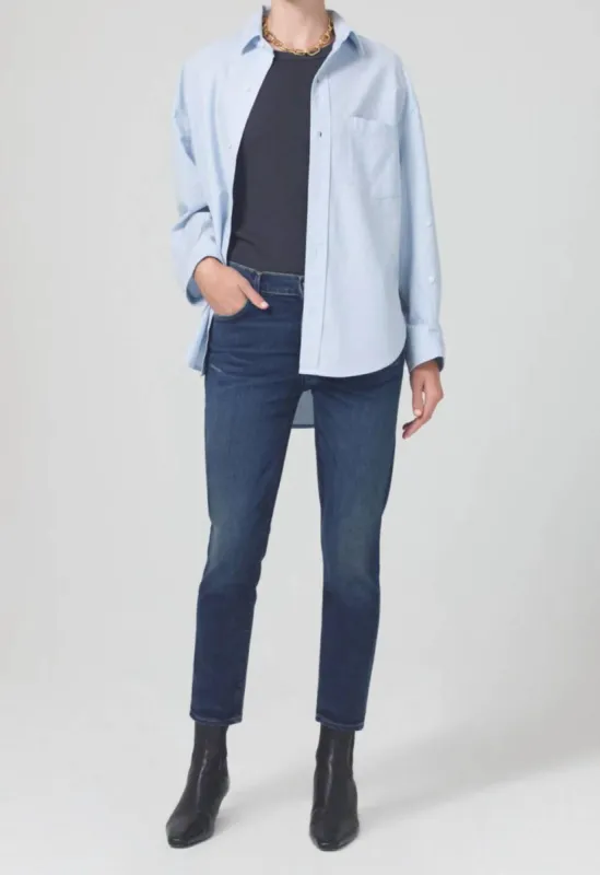 Citizens of Humanity - Ella Mid Rise Slim Crop Jean sold by Reitmans