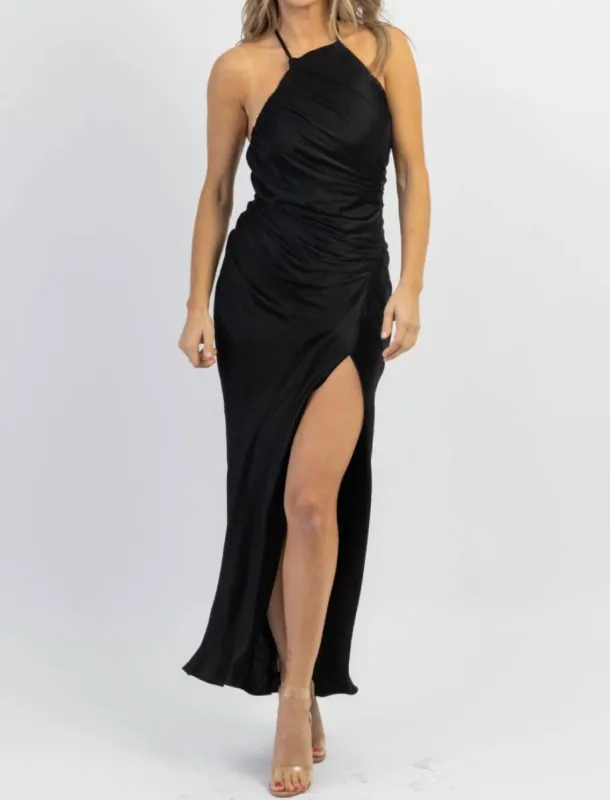 MABLE - Biltmore Satin Shirring Dress sold by Reitmans