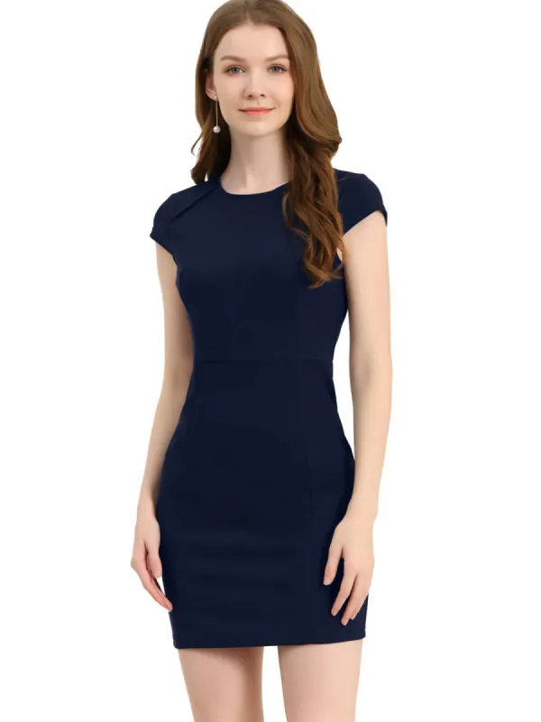 Allegra K- Cap Sleeve Bodycon Dress sold by Reitmans