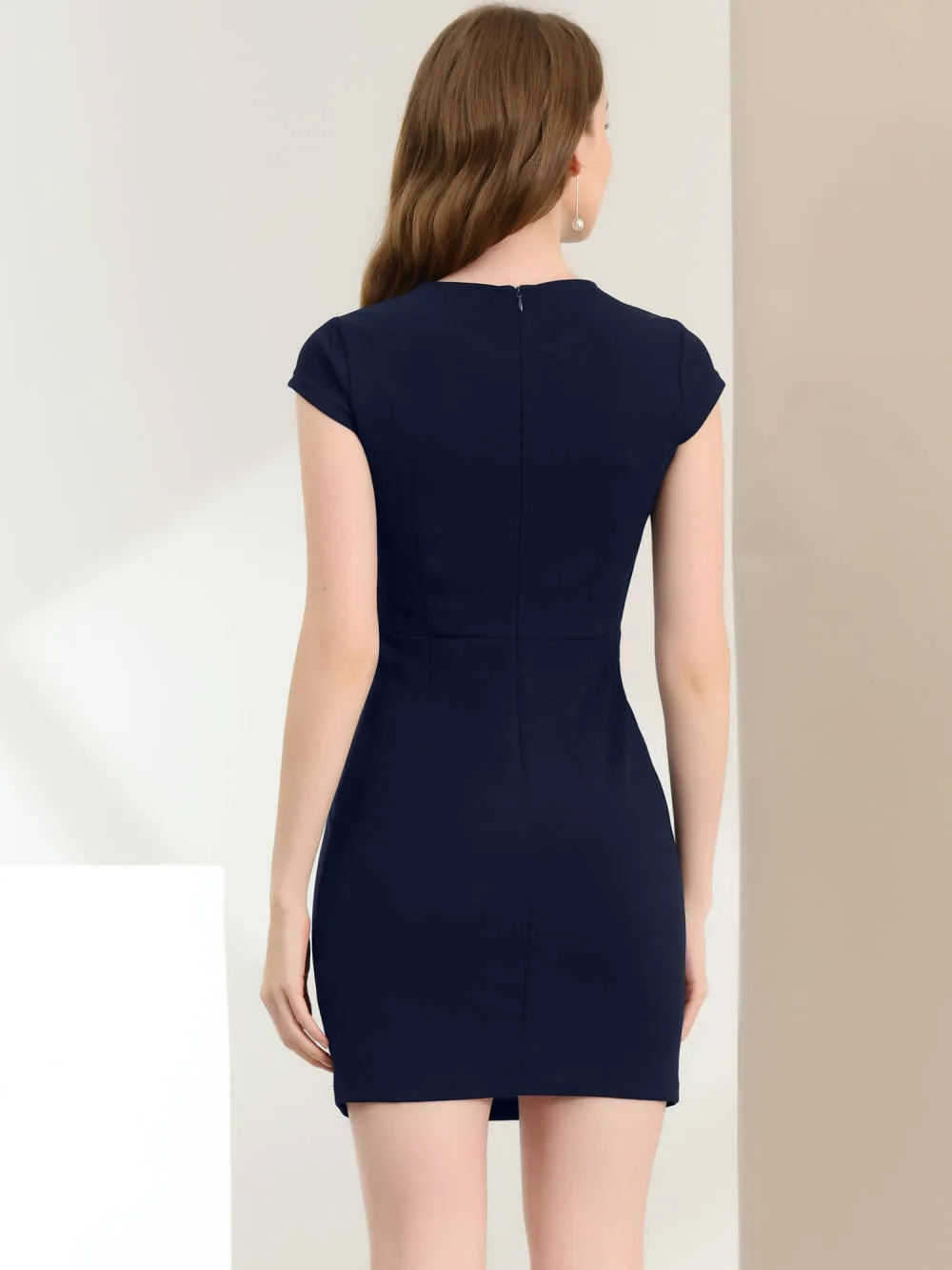 Allegra K- Cap Sleeve Bodycon Dress sold by Reitmans product image thumbnail 5