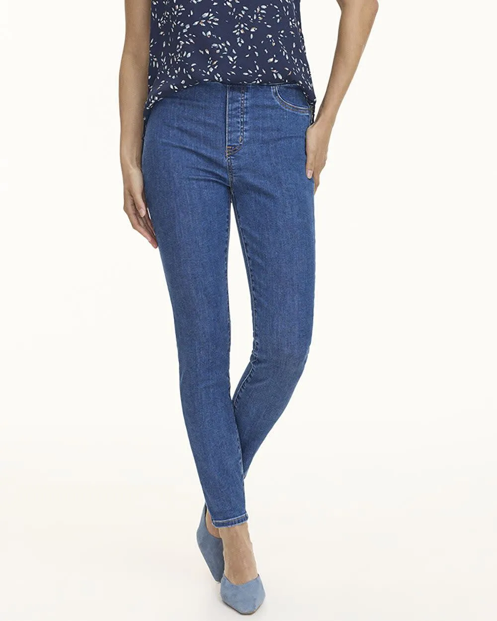 Denim Legging Pant - R Essentials sold by Reitmans