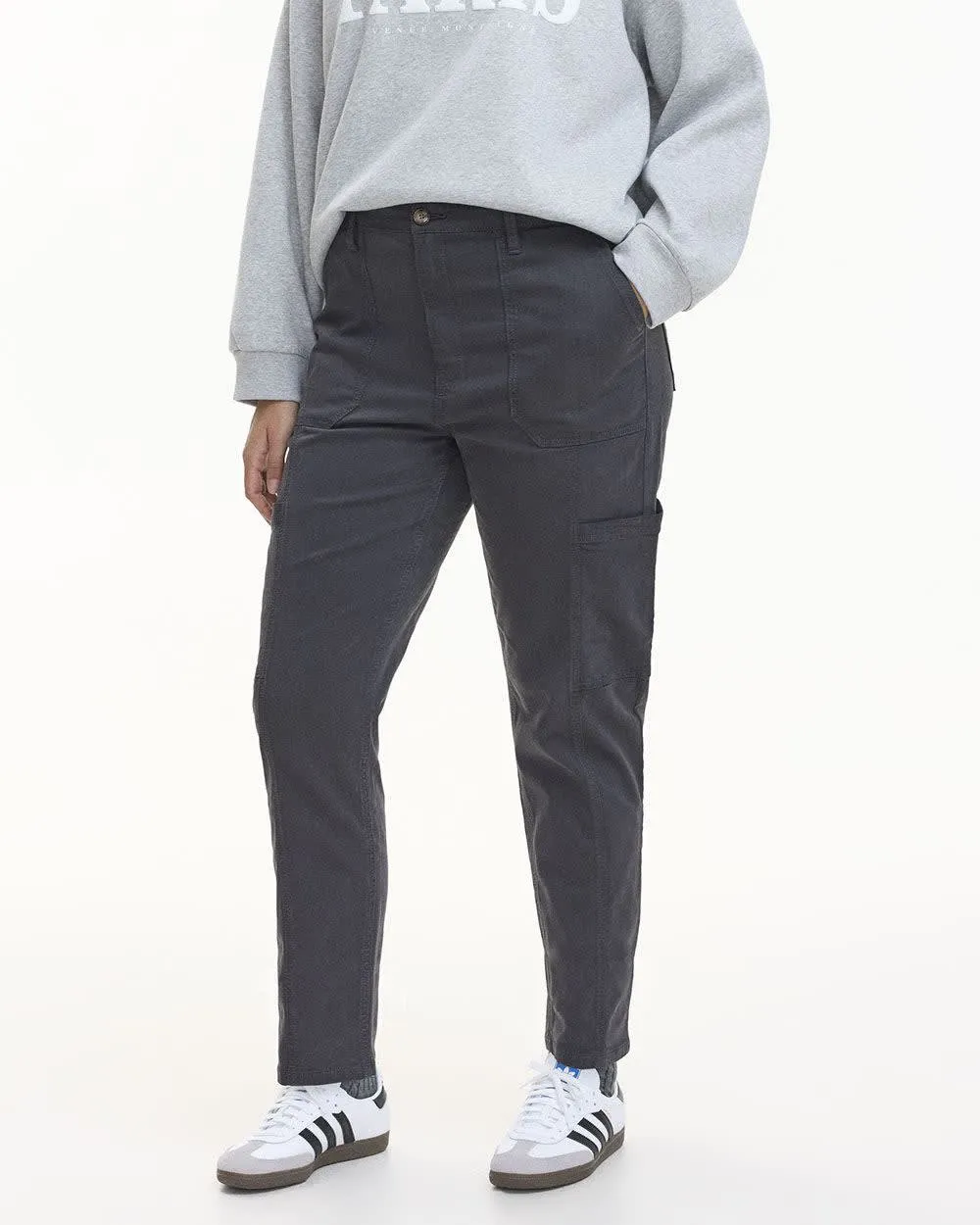 Tapered-Leg High-Rise Utility Pant with Cargo Pockets sold by Reitmans