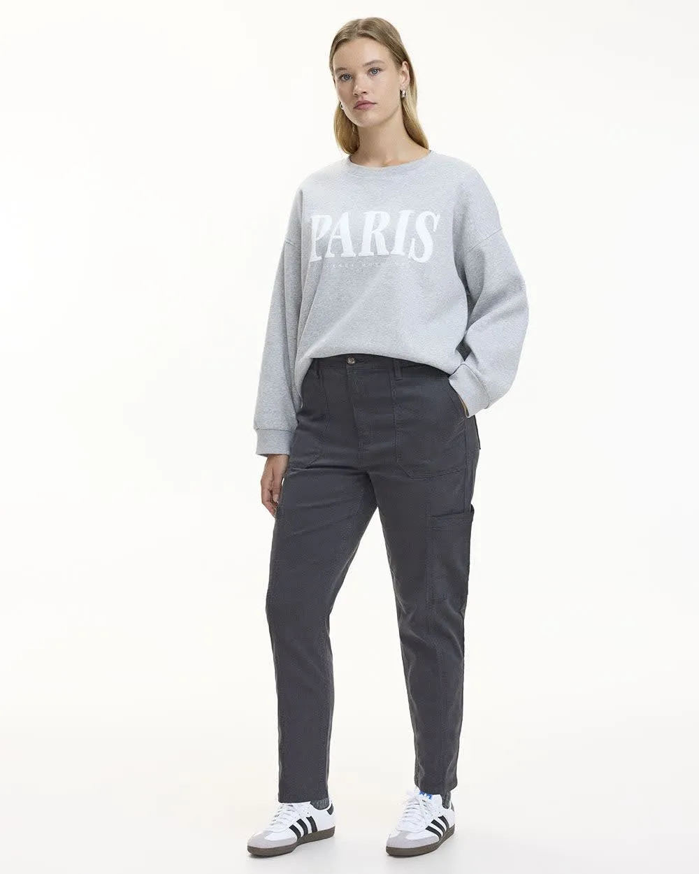 Tapered-Leg High-Rise Utility Pant with Cargo Pockets sold by Reitmans product image thumbnail 3