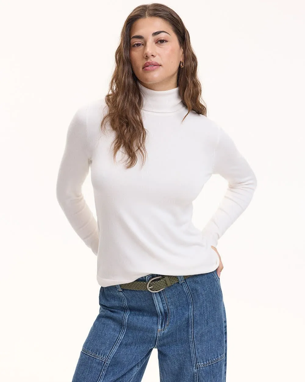 Long-Sleeve Turtleneck Tee - R Essentials sold by Reitmans product image thumbnail 3
