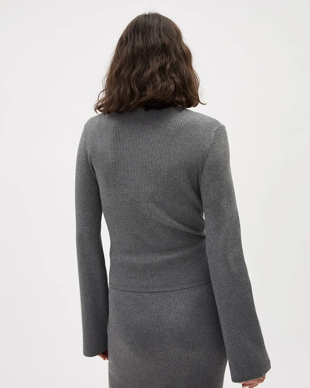 Long-Sleeve Wrap Nursing Sweatshirt - Thyme Maternity sold by Reitmans product image thumbnail 2