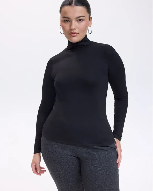 Long-Sleeve Turtleneck Tee - R Essentials sold by Reitmans