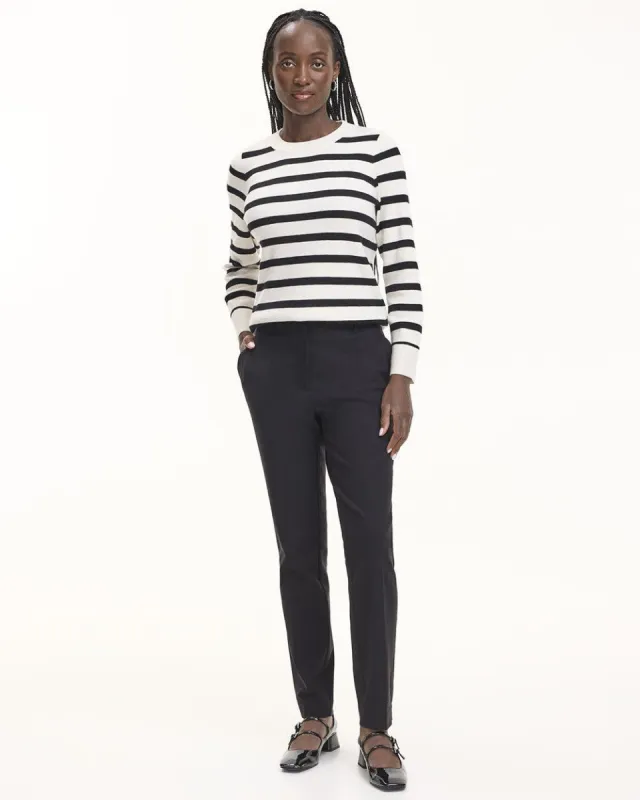 Slim-Leg High-Rise Pants - The Iconic (R) sold by Reitmans