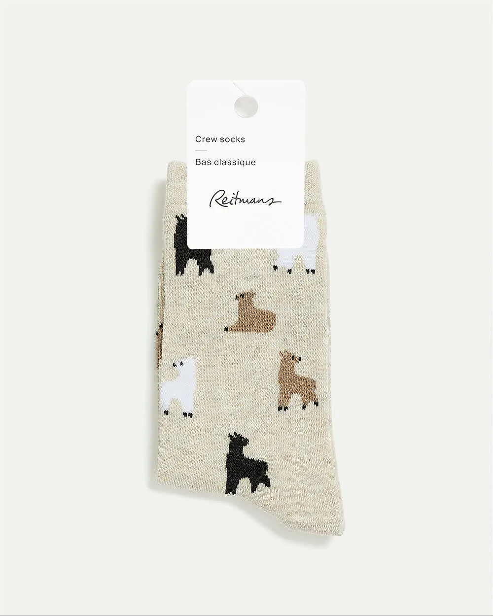 Cotton Anklet Socks with Llamas sold by Reitmans product image thumbnail 2