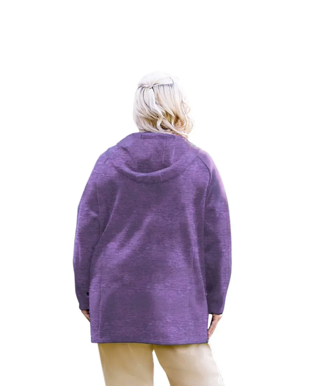 On The Plus Side - Lyddie Hooded Zip Up Fleece Jacket - Plus Size sold by Reitmans product image thumbnail 5