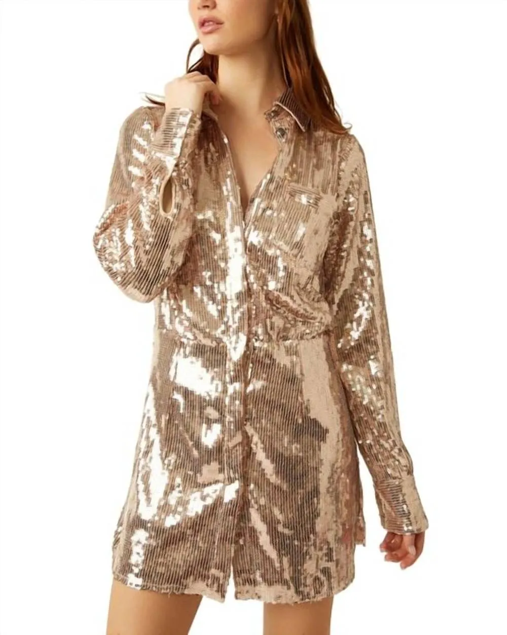 Free People - Sophie Sequin Mini Dress sold by Reitmans