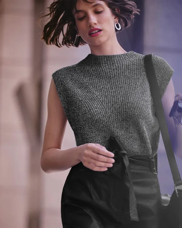 Sleeveless Funnel-Neck Sweater sold by Reitmans