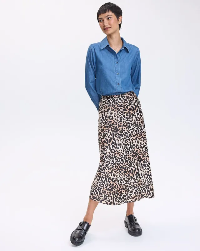 Midi Leopard Skirt sold by Reitmans