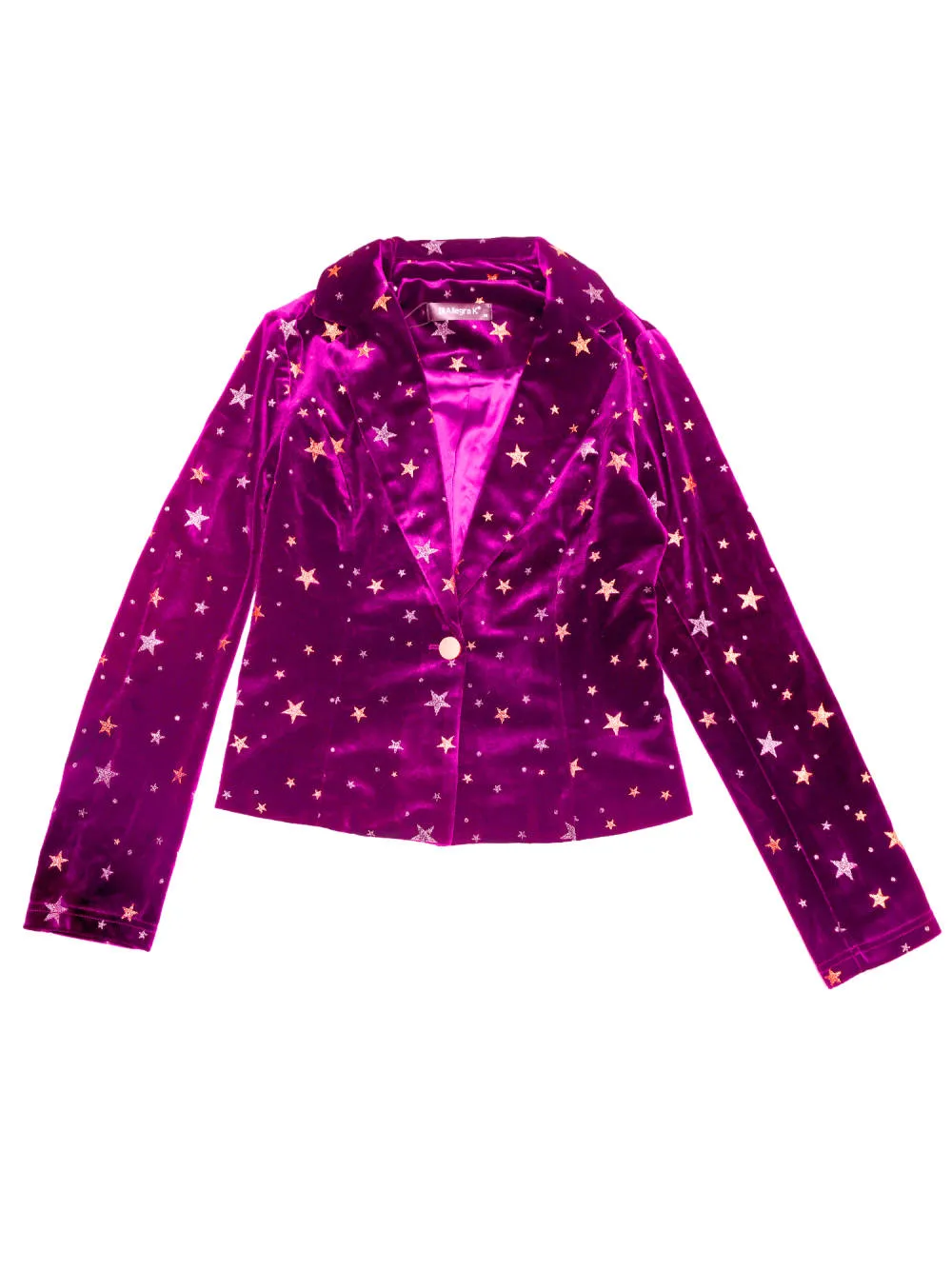 Allegra K - Long Sleeve Printed Velvet Blazer sold by Reitmans