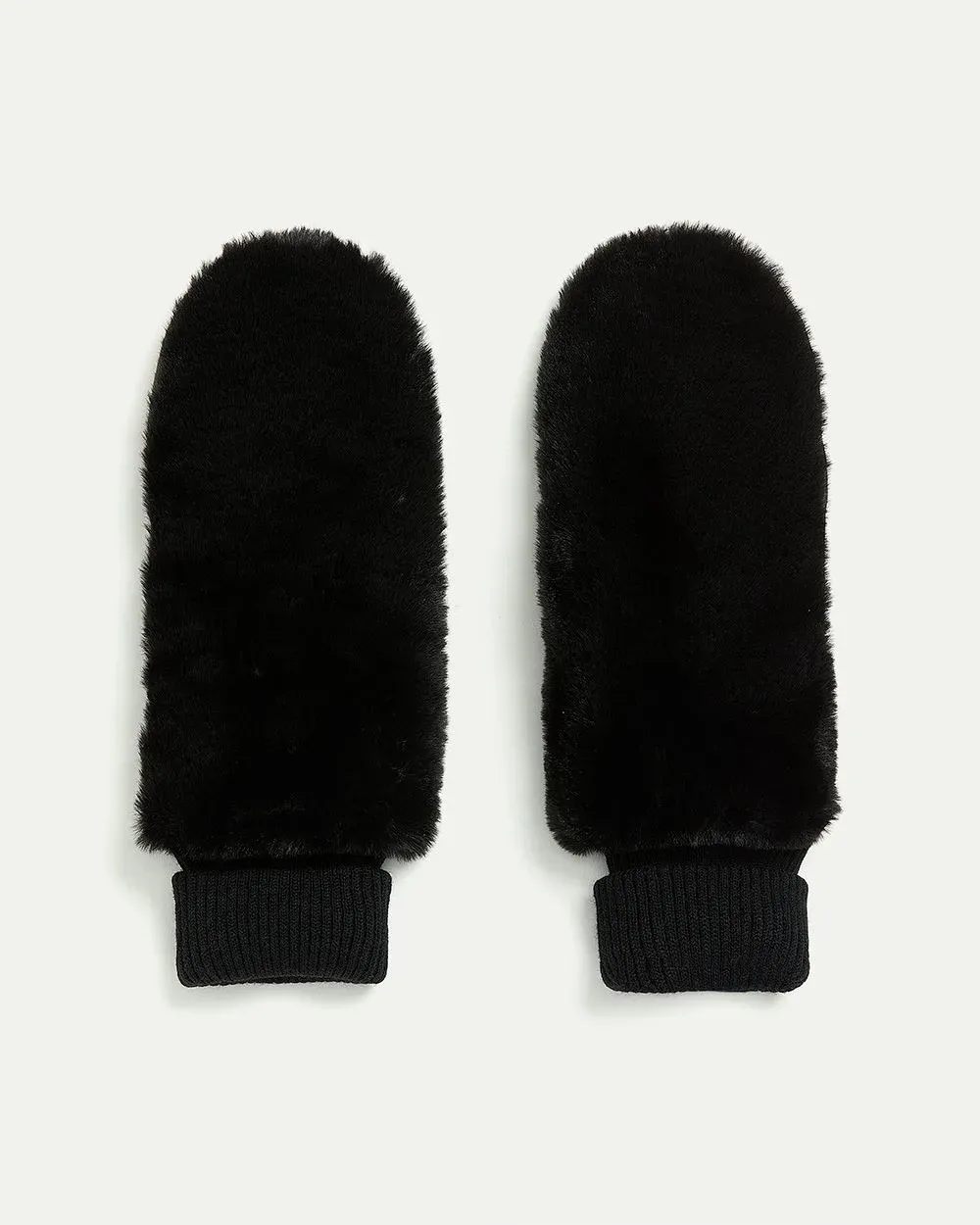 Leather and Faux Fur Mitts sold by Reitmans product image thumbnail 4