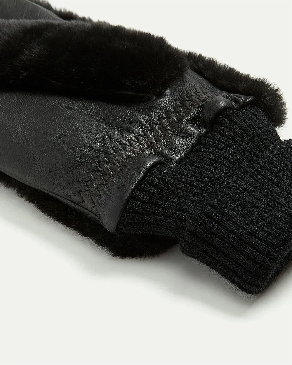 Leather and Faux Fur Mitts sold by Reitmans product image thumbnail 5