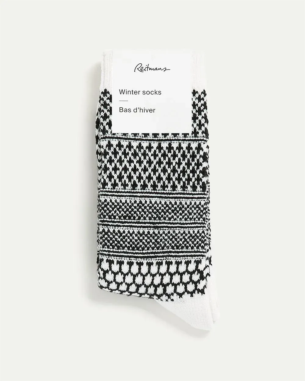 Super-Soft Winter Socks with Fair Isle Pattern sold by Reitmans product image thumbnail 5