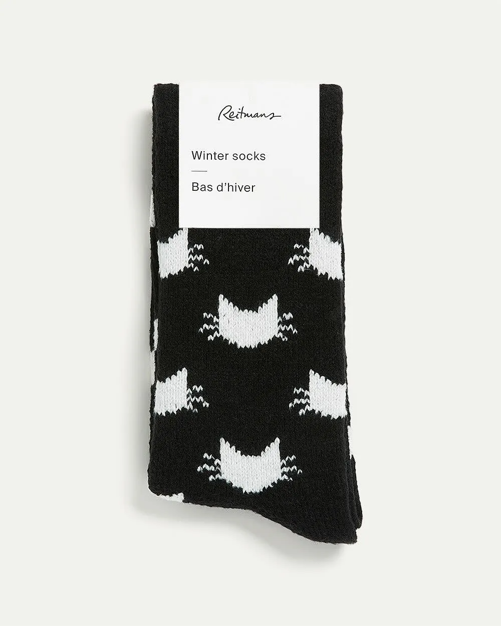Super-Soft Winter Socks with Cats sold by Reitmans product image thumbnail 2