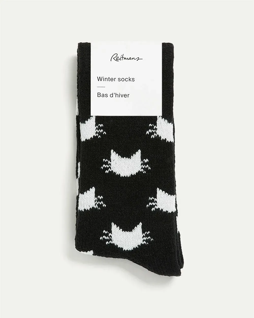 Super-Soft Winter Socks with Cats sold by Reitmans product image thumbnail 5