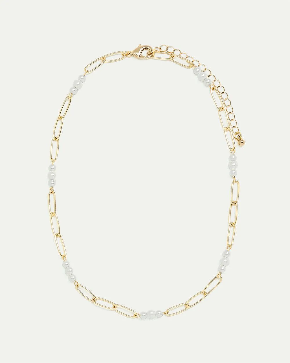 Paperclip Chain with Pearls sold by Reitmans product image thumbnail 2