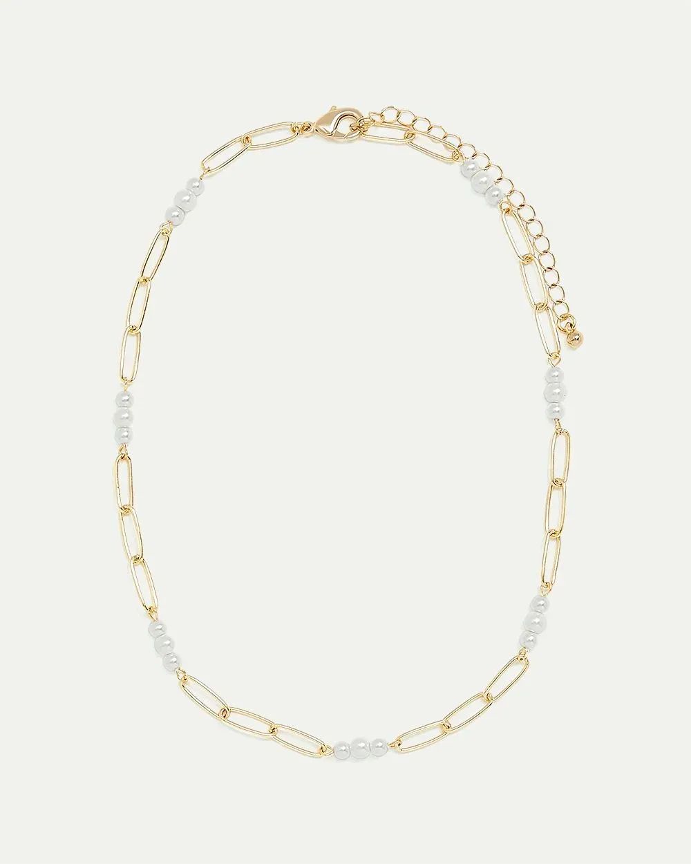 Paperclip Chain with Pearls sold by Reitmans product image thumbnail 4