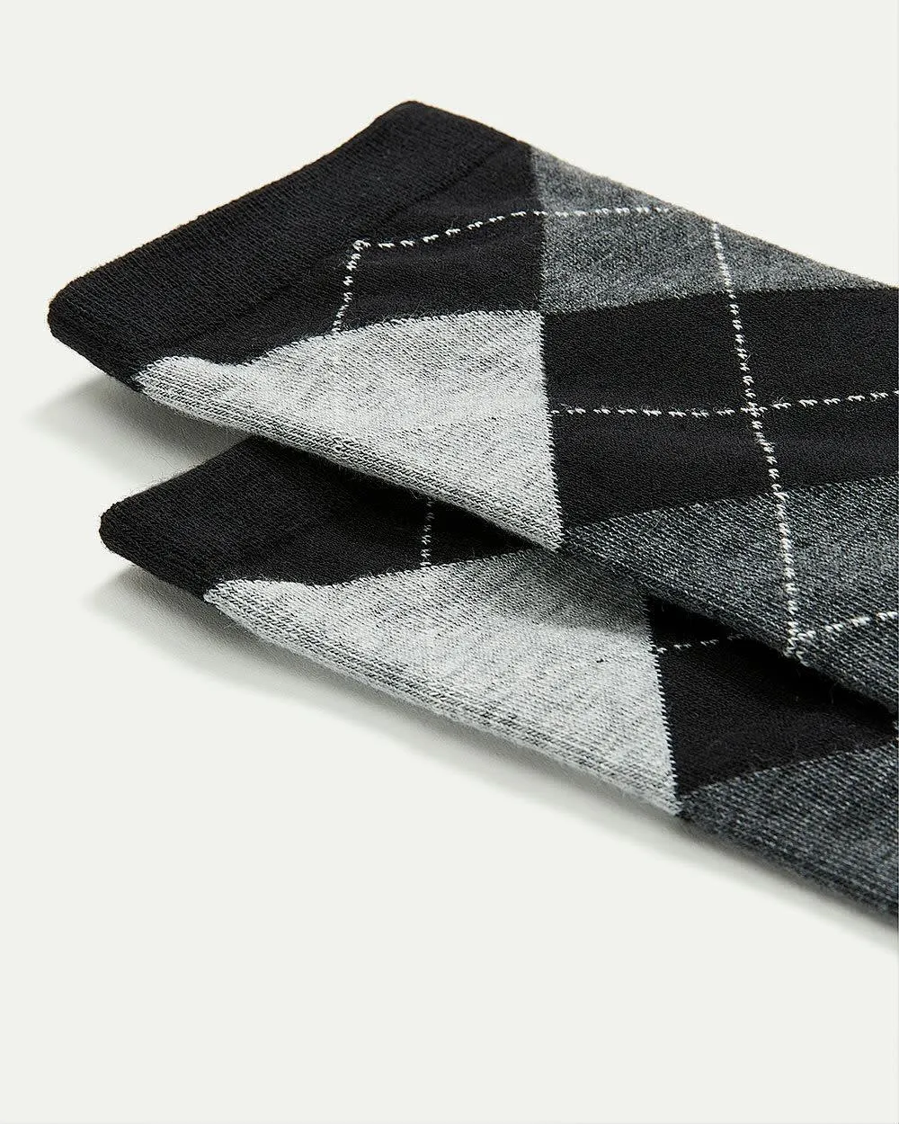 Cotton Crew Socks with Argyle Pattern sold by Reitmans product image thumbnail 3