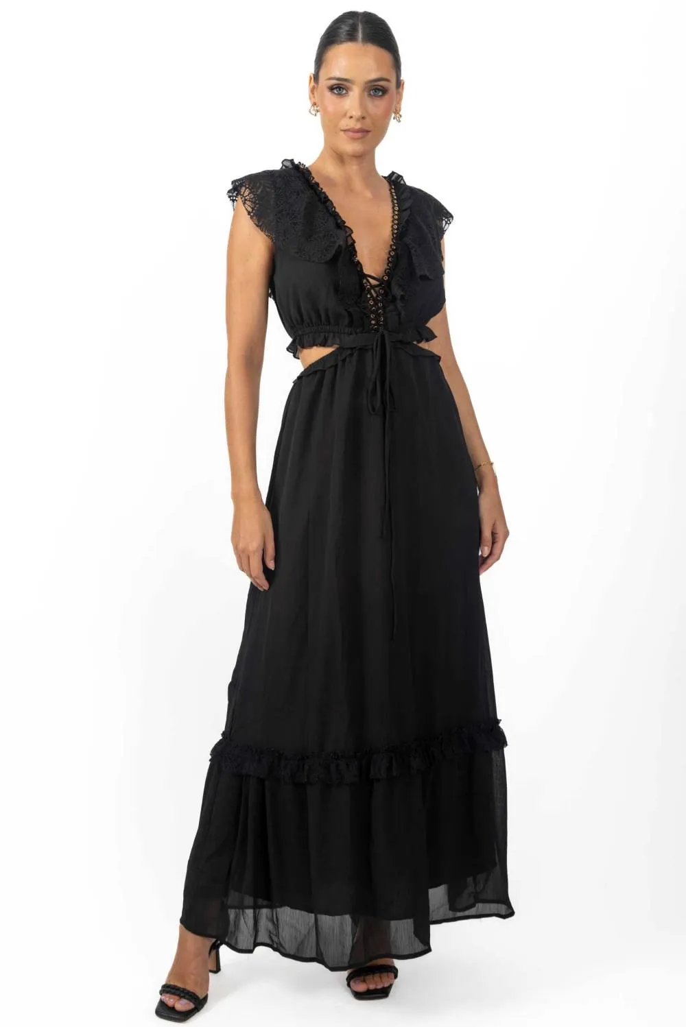 AKALIA Miah Maxi Women's Dress Black sold by Reitmans