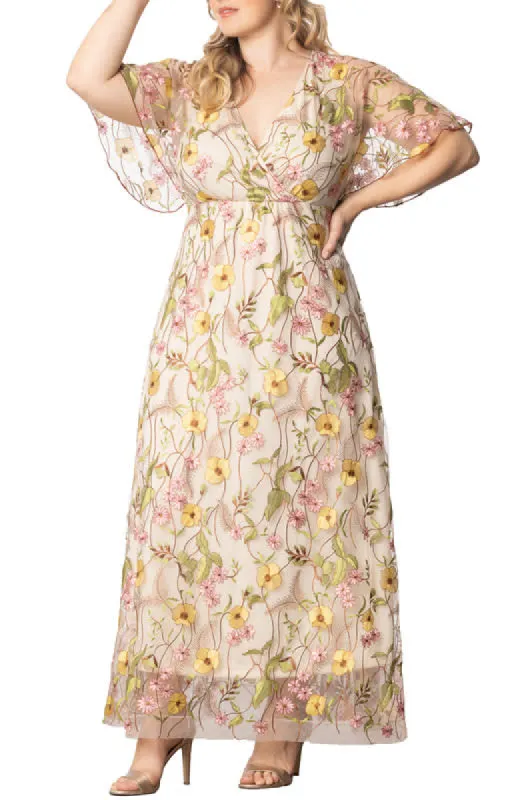 Embroidered Elegance Evening Gown sold by Reitmans