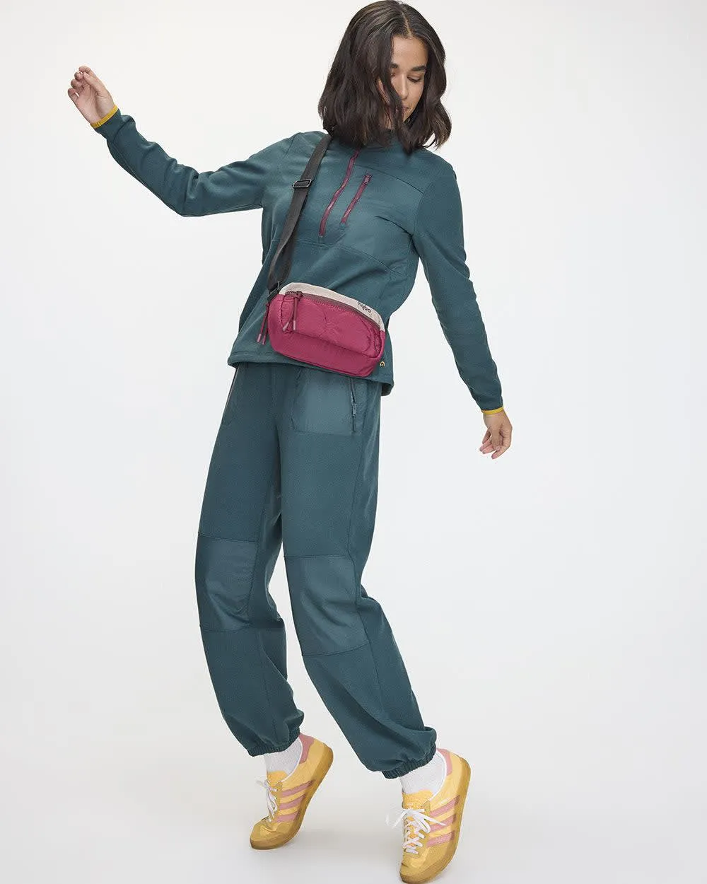 Polar Fleece Jogger with Reinforced Knees - Hyba sold by Reitmans