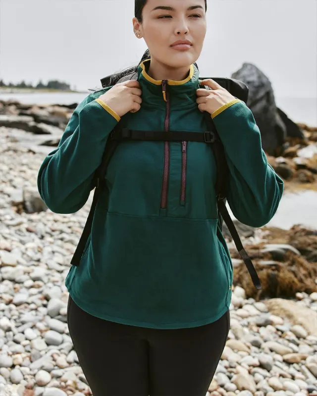 Polar Fleece Half-Zip Jacket - Hyba sold by Reitmans