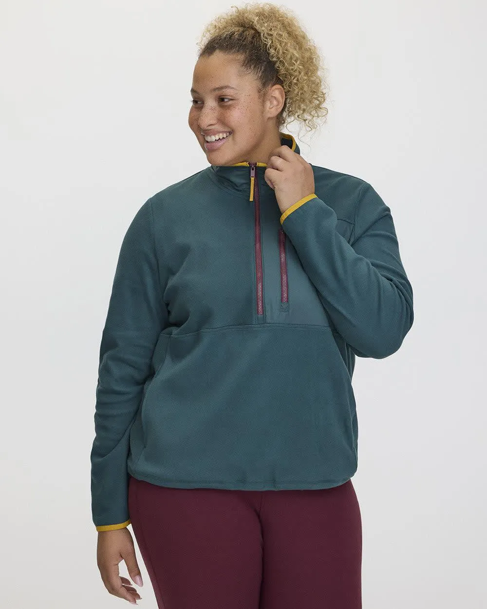 Polar Fleece Half-Zip Jacket - Hyba sold by Reitmans product image thumbnail 5