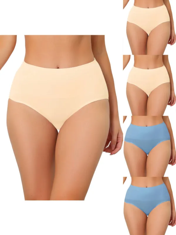 Allegra K - High Waist Tummy Control Panties Pack, Beige sold by Reitmans