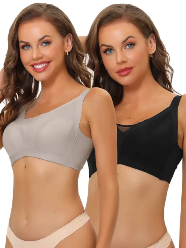 Allegra K - Mesh Full Coverage Underwire Bra Pack, Purple sold by Reitmans