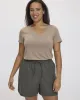 Short-Sleeve V-Neck Tee - R Essentials sold by Reitmans