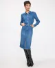 Fitted Buttoned-Down Denim Dress sold by Reitmans